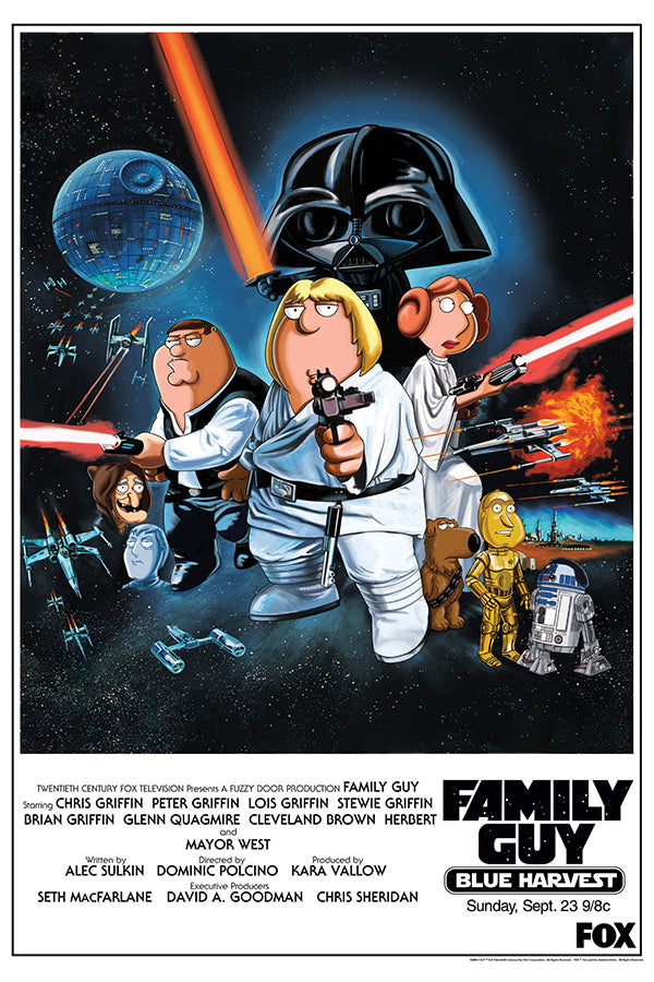 Poster Family Guy Parodia Star Wars