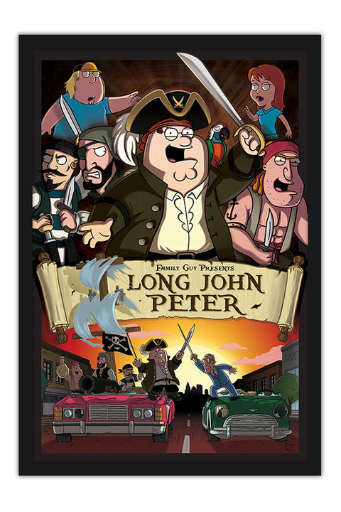 Poster Family Guy Parodia Piratas do Caribe