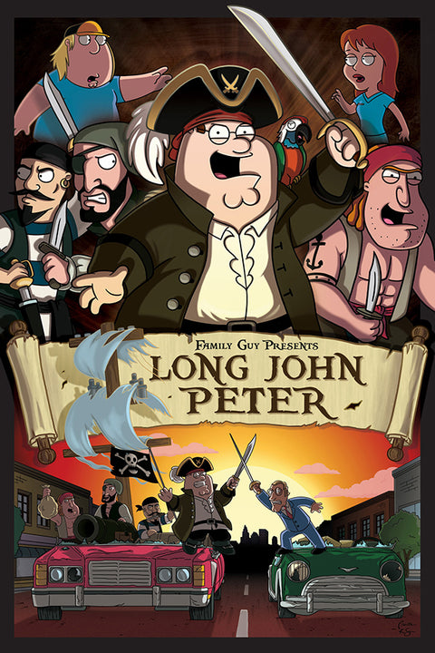 Poster Family Guy Parodia Piratas do Caribe