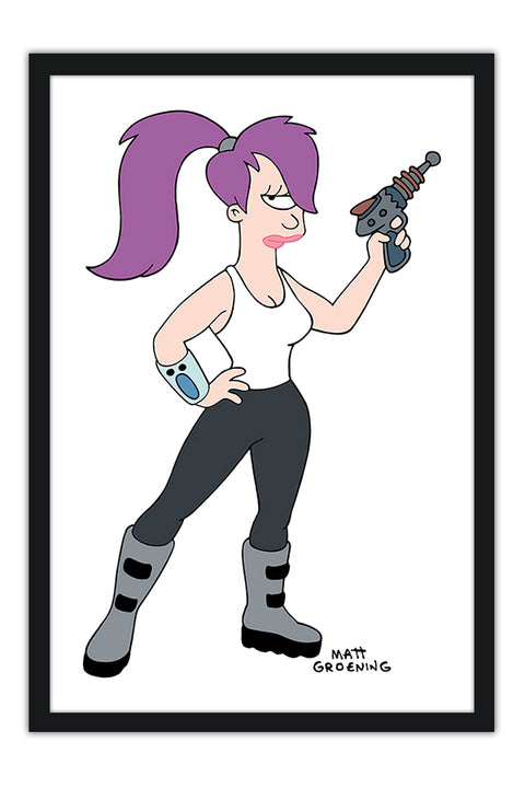 Poster da Leela Futurama - Séries