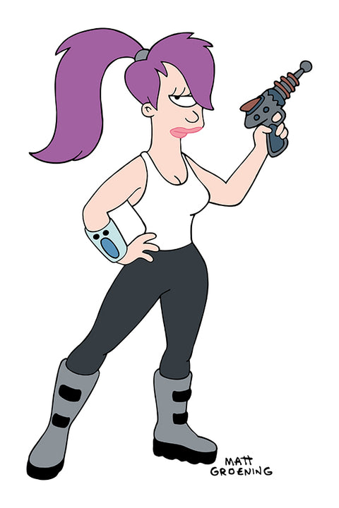 Poster da Leela Futurama - Séries