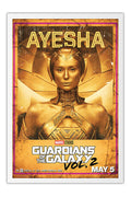 Poster Guardiões da Galáxia Vol. 2 - Guardians of the Galaxy - Ayesha - Filmes