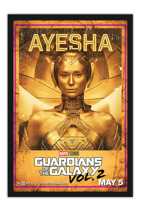 Poster Guardiões da Galáxia Vol. 2 - Guardians of the Galaxy - Ayesha - Filmes