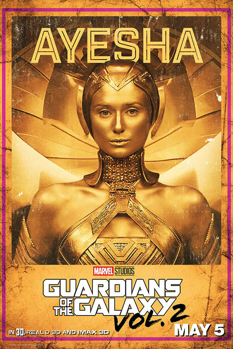 Poster Guardiões da Galáxia Vol. 2 - Guardians of the Galaxy - Ayesha - Filmes