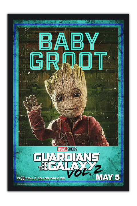 Poster Guardiões da Galáxia Vol. 2 - Guardians of the Galaxy - Baby Groot - Filmes