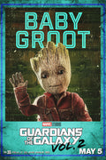 Poster Guardiões da Galáxia Vol. 2 - Guardians of the Galaxy - Baby Groot - Filmes