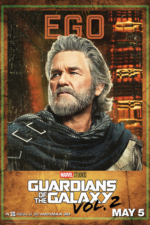 Poster Guardiões da Galáxia Vol. 2 - Guardians of the Galaxy - Ego - Filmes