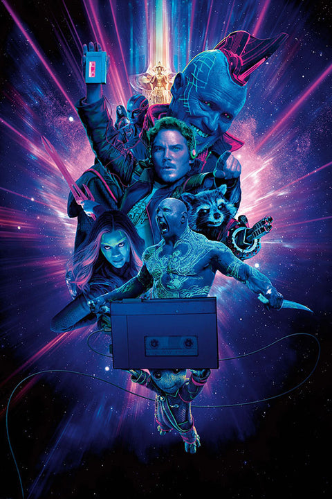 Poster Guardiões da Galáxia Vol. 2 - Guardians of the Galaxy - Filmes