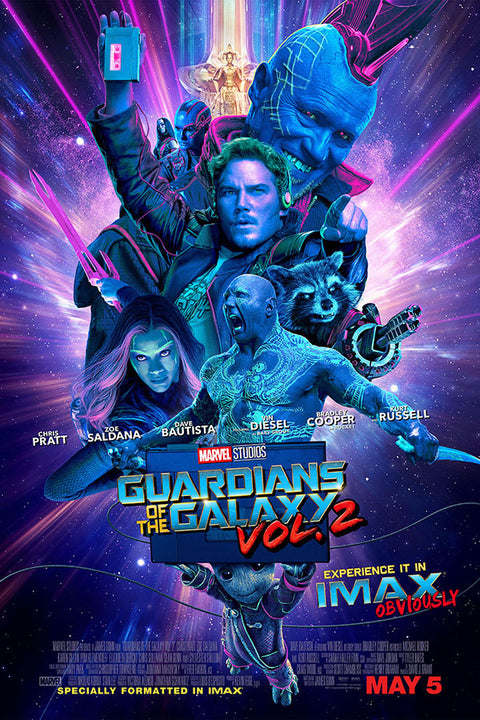 Poster Guardiões da Galáxia Vol. 2 - Guardians of the Galaxy - Filmes