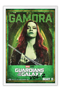 Poster Guardiões da Galáxia Vol. 2 - Guardians of the Galaxy - Gamora - Filmes