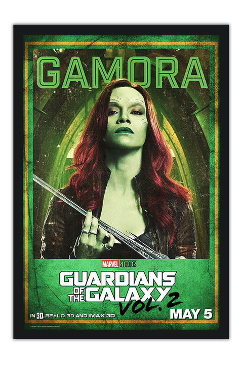 Poster Guardiões da Galáxia Vol. 2 - Guardians of the Galaxy - Gamora - Filmes