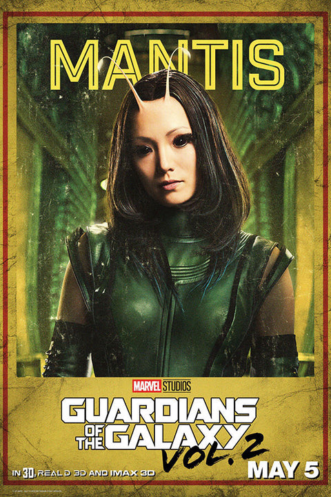 Poster Guardiões da Galáxia Vol. 2 - Guardians of the Galaxy - Mantis - Filmes