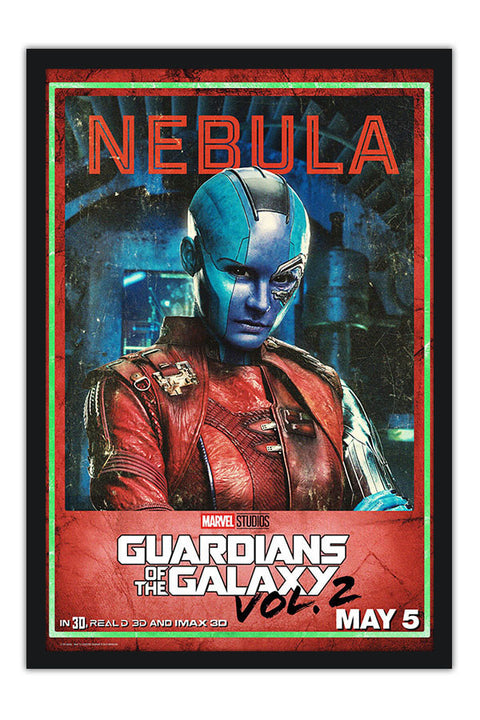 Poster Guardiões da Galáxia Vol. 2 - Guardians of the Galaxy - Nebula - Filmes