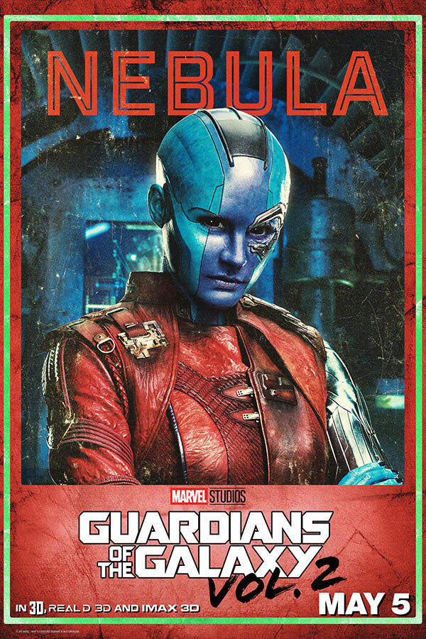 Poster Guardiões da Galáxia Vol. 2 - Guardians of the Galaxy - Nebula - Filmes
