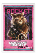 Poster Guardiões da Galáxia Vol. 2 - Guardians of the Galaxy - Rocket - Filmes
