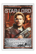 Poster Guardiões da Galáxia Vol. 2 - Guardians of the Galaxy - Star-Lord - Filmes