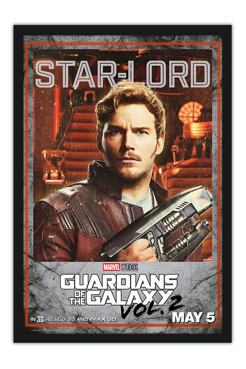 Poster Guardiões da Galáxia Vol. 2 - Guardians of the Galaxy - Star-Lord - Filmes