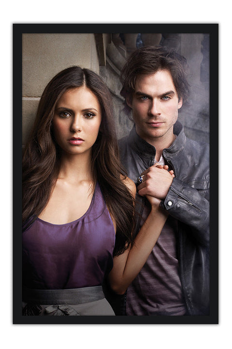 Poster Vampire Diaries 1ª Temporada - Séries