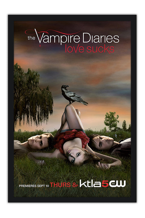 Poster Vampire Diaries 1ª Temporada - Séries