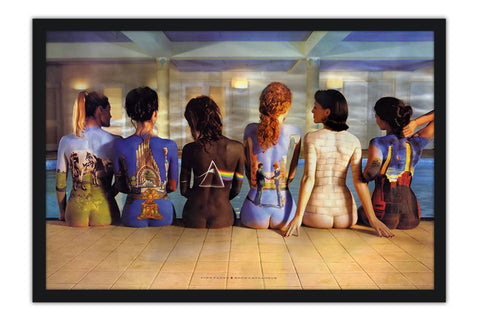 Poster  Pink Floyd - Discografia em Bodypaint - Bandas de Rock