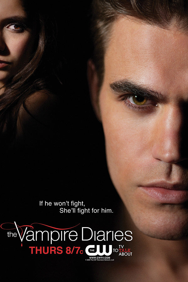 Poster Vampire Diaries 1ª Temporada - Séries