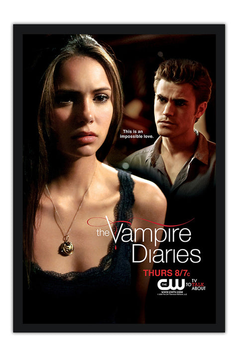 Poster Vampire Diaries 1ª Temporada - Séries