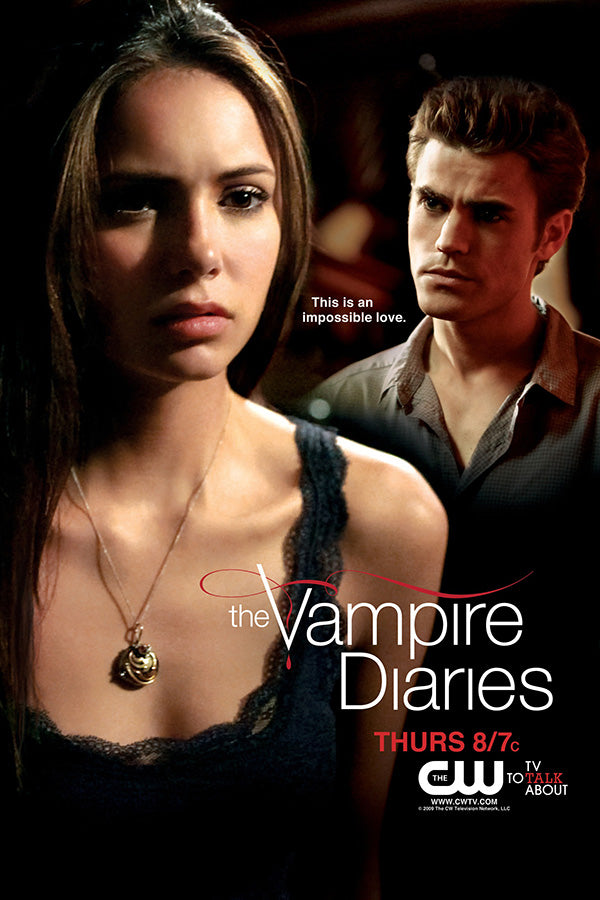 Poster Vampire Diaries 1ª Temporada - Séries