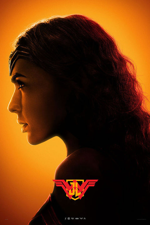 Poster Liga da Justiça - Justice League - Wonderwoman - Mulher Maravilha - Filmes