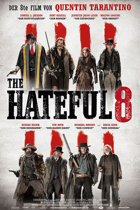 Poster Os Oito Odiados - Hateful Eight - Tarantino - Filmes