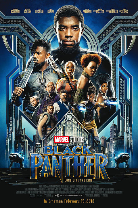 Poster  Black Panther Pantera Negra - Filmes