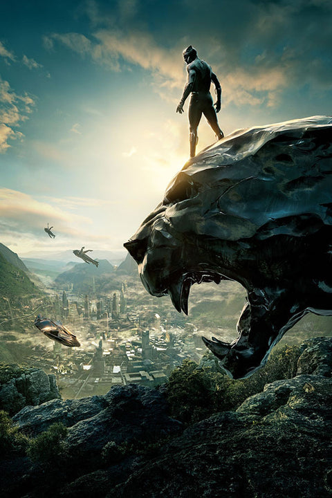 Poster Black Panther Pantera Negra - Filmes