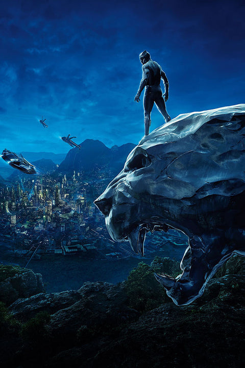 Poster Black Panther Pantera Negra - Filmes