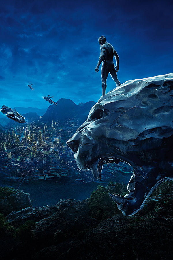 Poster Black Panther Pantera Negra - Filmes