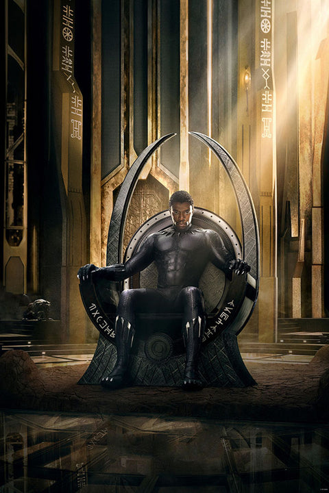 Poster Black Panther Pantera Negra - Filmes