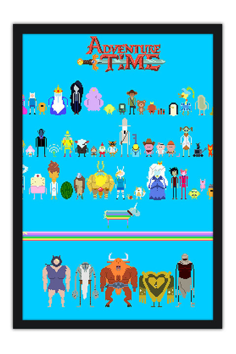Poster Hora da Aventura - Adventure Time - Série - Desenho