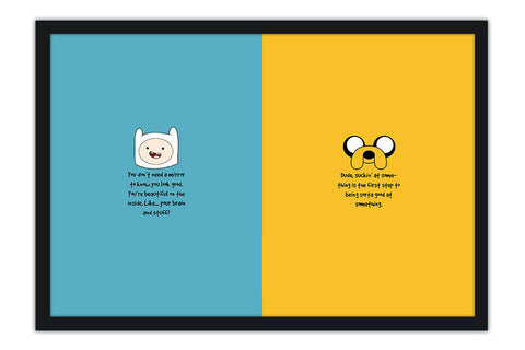 Poster Hora da Aventura - Adventure Time - Série - Desenho