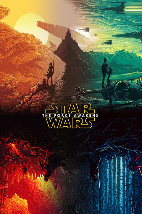 Poster Star Wars: O Despertar da Força Conjunto IMAX Unificado- The Force Awakens - Filmes