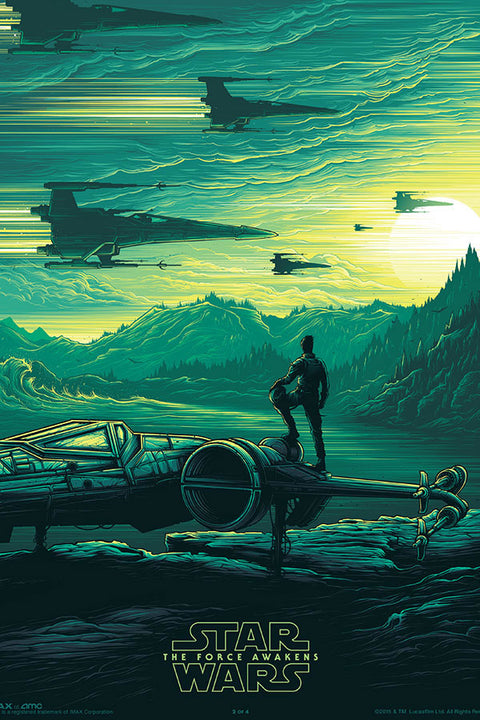 Poster Star Wars: O Despertar da Força Conjunto IMAX 2 de 4 - The Force Awakens - Filmes