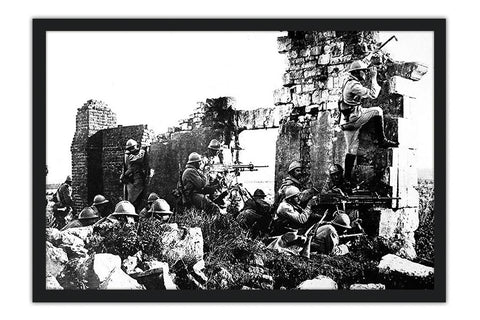 Poster Imagem Antiga de Guerra