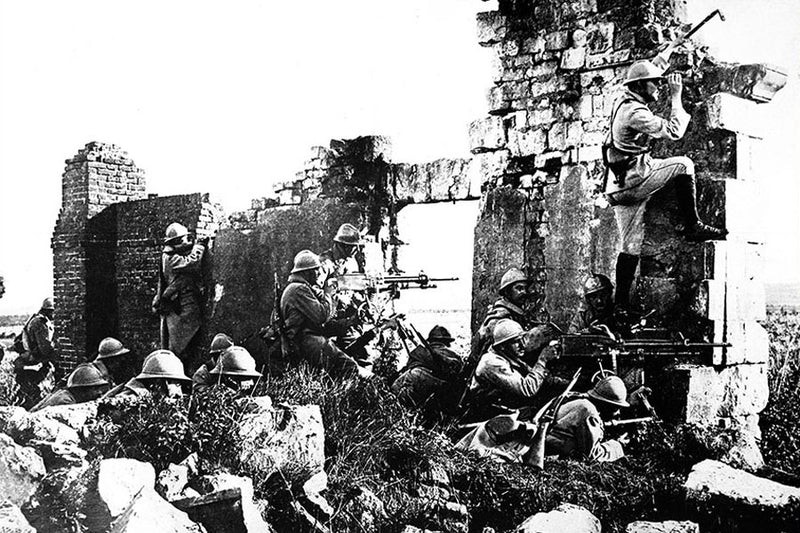 Poster Imagem Antiga de Guerra