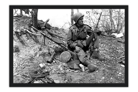 Poster Imagem Antiga de Guerra