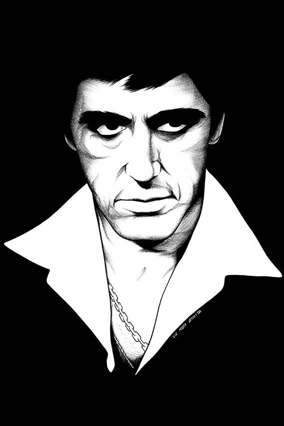 Poster Classico Scarface Al Pacino - Filmes