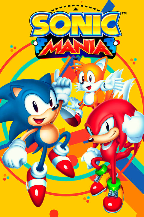 Poster Sonic Mania - Games