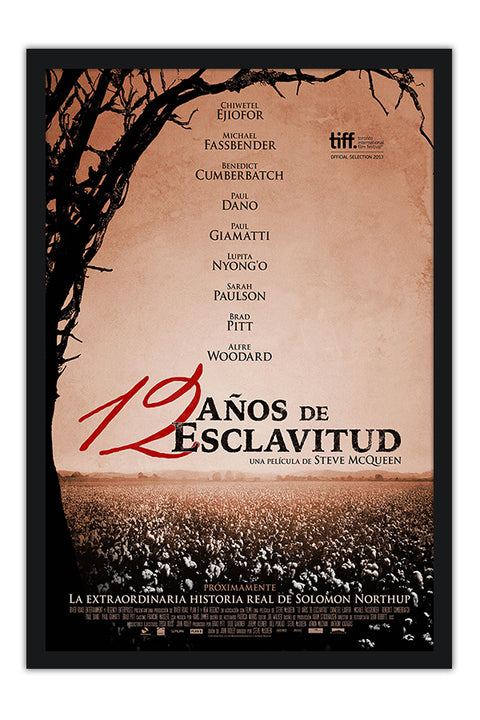 Poster 12 Anos de Escravidão - Espanhol - Filmes