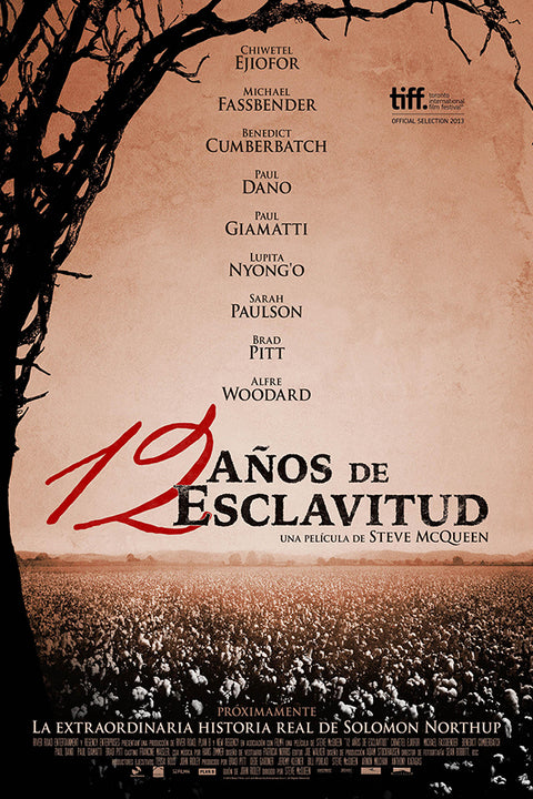 Poster 12 Anos de Escravidão - Espanhol - Filmes