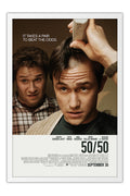 Poster 50/50 Fifty Fifty - Joseph Gordon-Levitt - Filmes