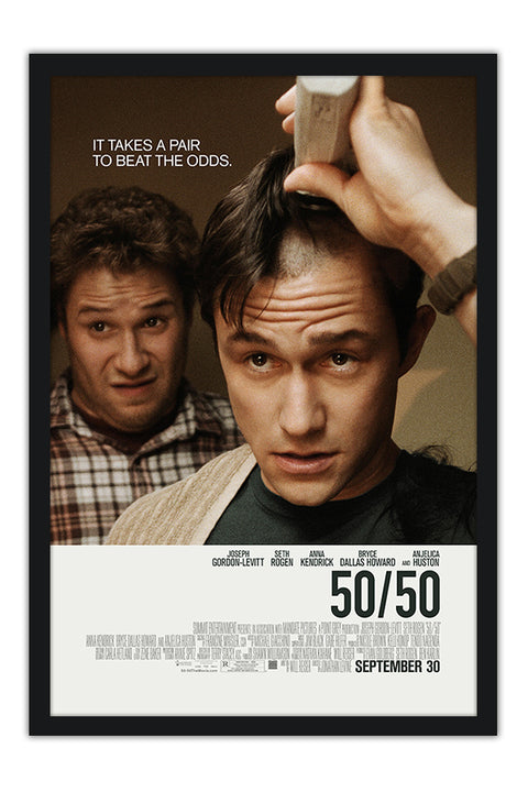 Poster 50/50 Fifty Fifty - Joseph Gordon-Levitt - Filmes