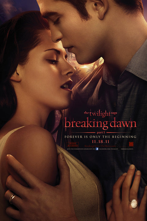 Poster Crepúsculo - Amanhecer - Robert Pattinson - Kristen Stewart - Filmes