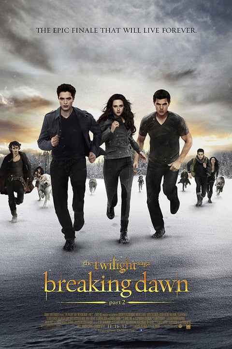 Poster Crepúsculo - Amanhecer - Robert Pattinson - Kristen Stewart - Filmes