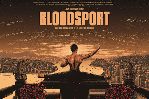 Poster Bloodsport - O Grande Dragão Branco - Jean-Claude Van Damme - Filmes